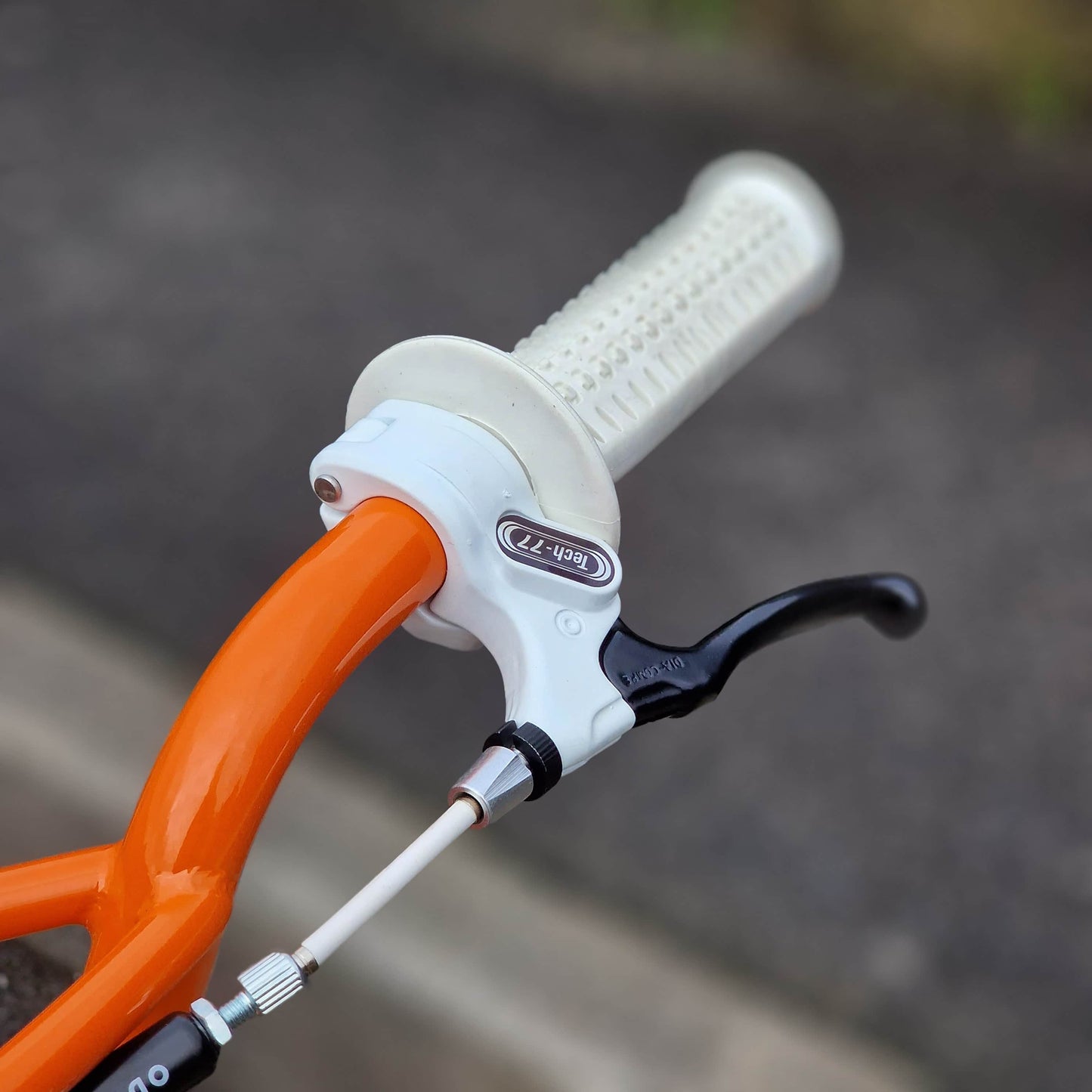 Skyway Old School BMX Bikes Orange Skyway Street Beat Custom Bike Orange / White