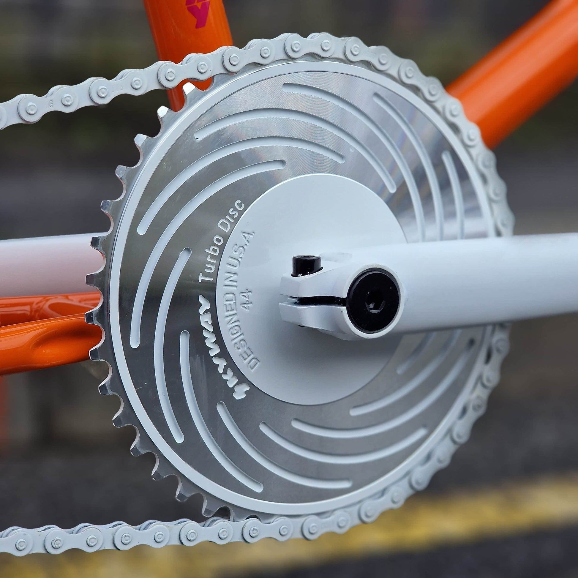 Skyway Old School BMX Bikes Orange Skyway Street Beat Custom Bike Orange / White