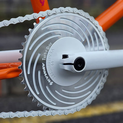 Skyway Old School BMX Bikes Orange Skyway Street Beat Custom Bike Orange / White