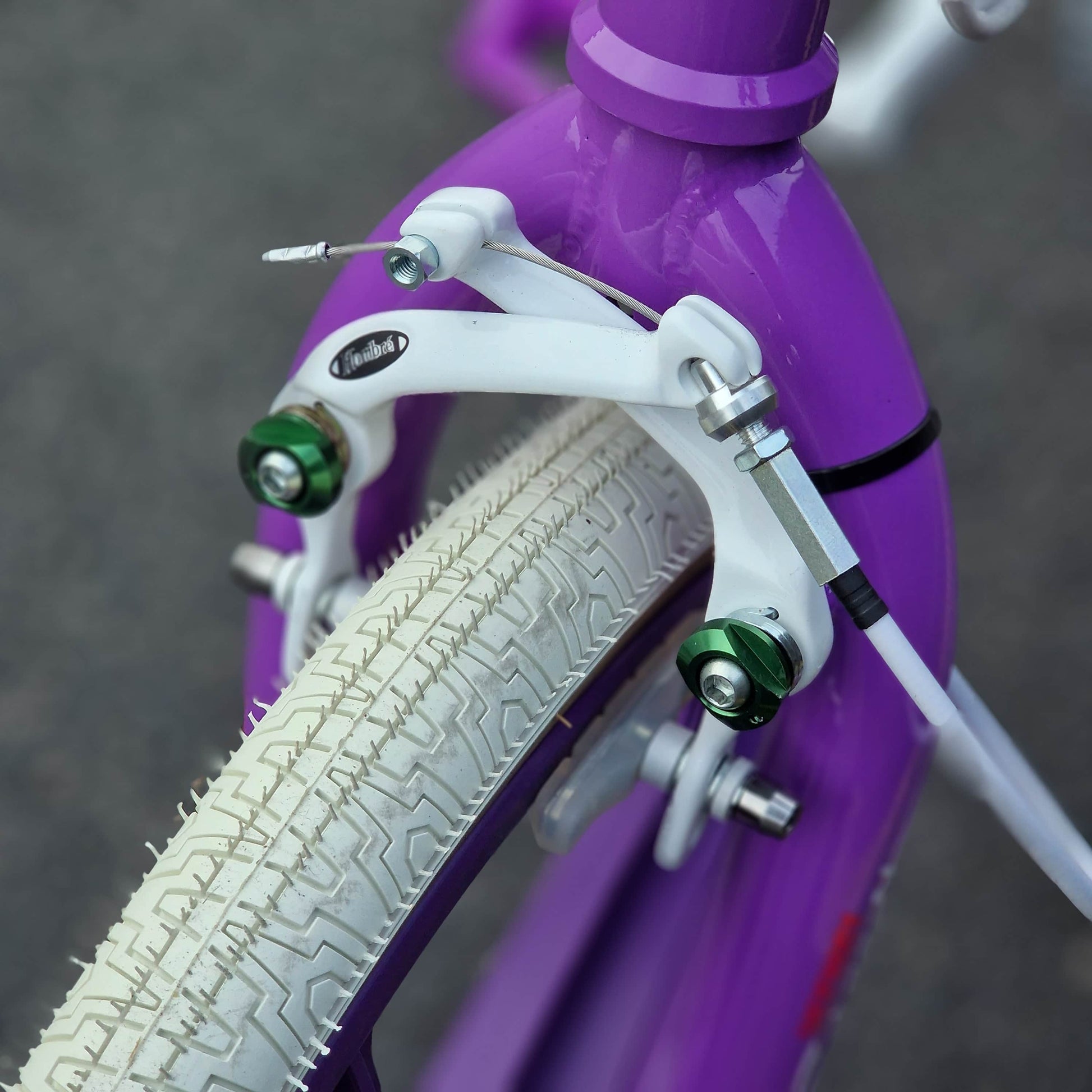 Skyway Old School BMX Bikes Purple Skyway Street Beat Custom Bike Purple / White