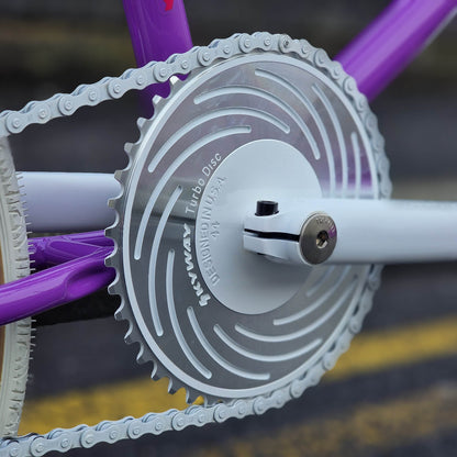 Skyway Old School BMX Bikes Purple Skyway Street Beat Custom Bike Purple / White