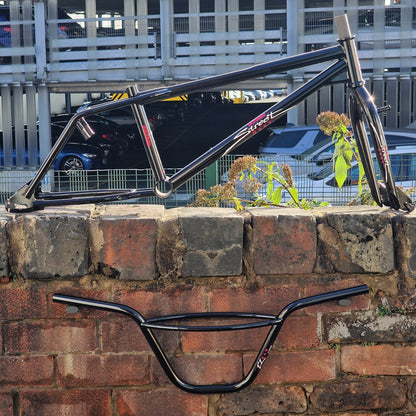 Skyway Old School BMX Black Skyway Street Beat Frame / Fork / Bars Black