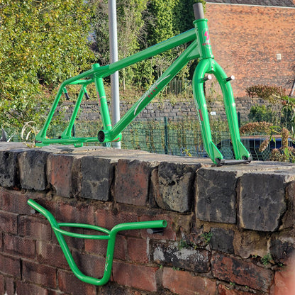 Skyway Old School BMX Green Skyway Street Beat Frame / Fork / Bars Green