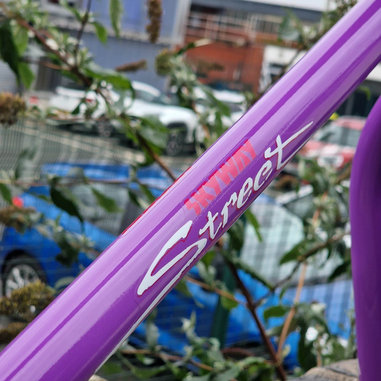 Skyway Old School BMX Purple Skyway Street Beat Frame / Fork / Bars Purple