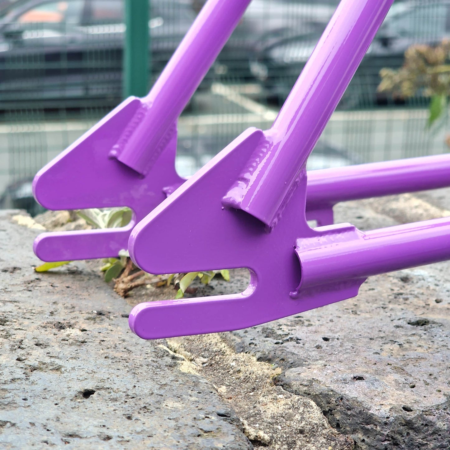Skyway Old School BMX Purple Skyway Street Beat Frame / Fork / Bars Purple
