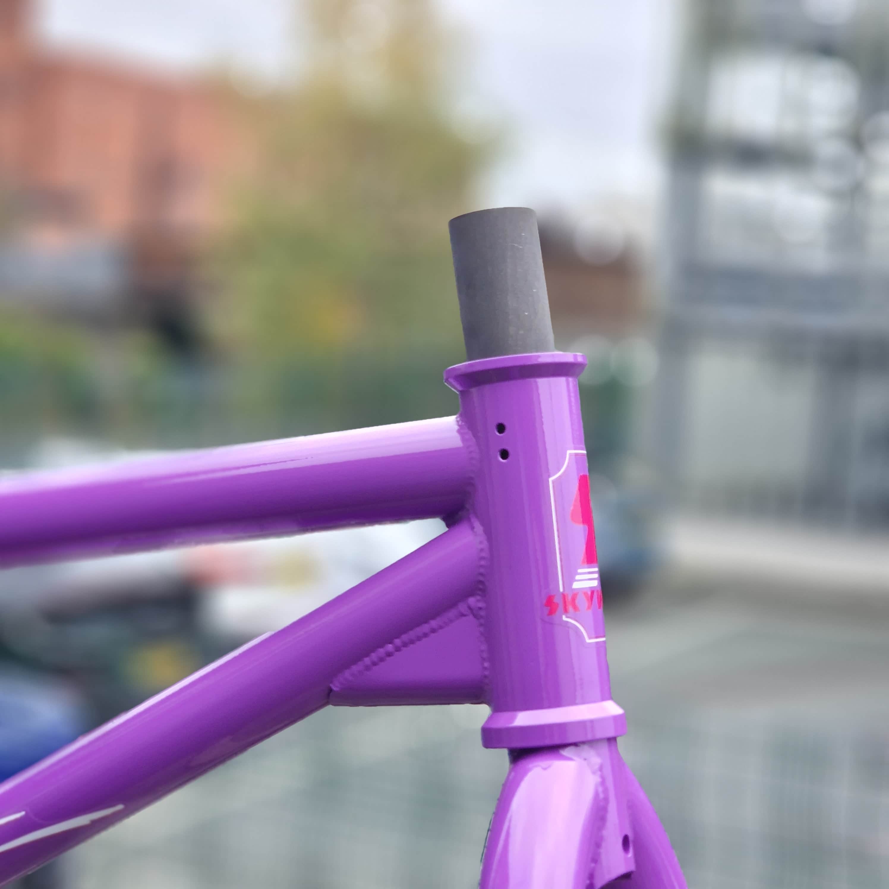 Skyway Street Beat Frame / Fork / Bars Purple | Alans BMX