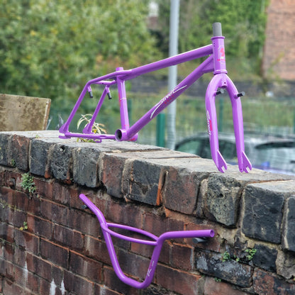 Skyway Old School BMX Purple Skyway Street Beat Frame / Fork / Bars Purple