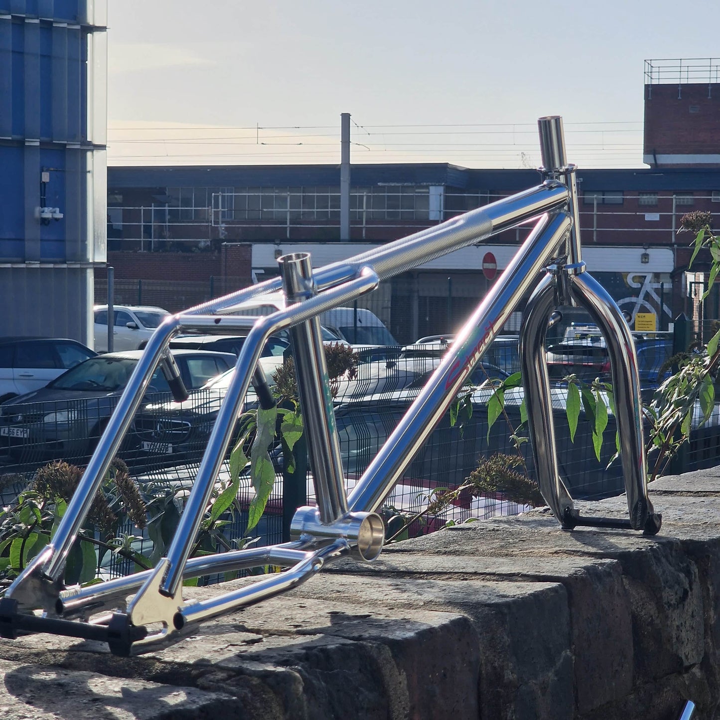 Skyway Old School BMX Chrome Skyway Street Beat Frame / Fork / Bars / Seat Chrome