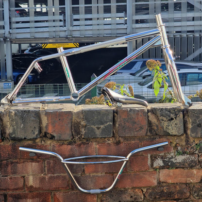 Skyway Old School BMX Chrome Skyway Street Beat Frame / Fork / Bars / Seat Chrome