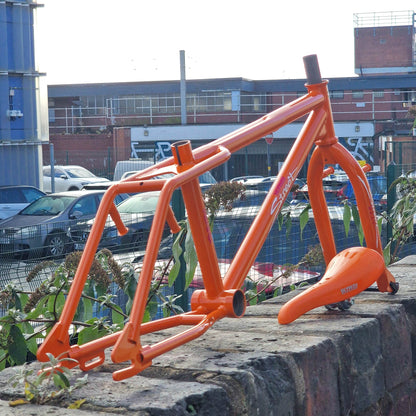 Skyway Old School BMX Orange Skyway Street Beat Frame / Fork / Bars / Seat Orange