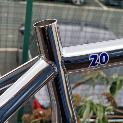 Skyway BMX Parts Skyway T/A 20 Inch Frame / Fork Bar Kit Chrome