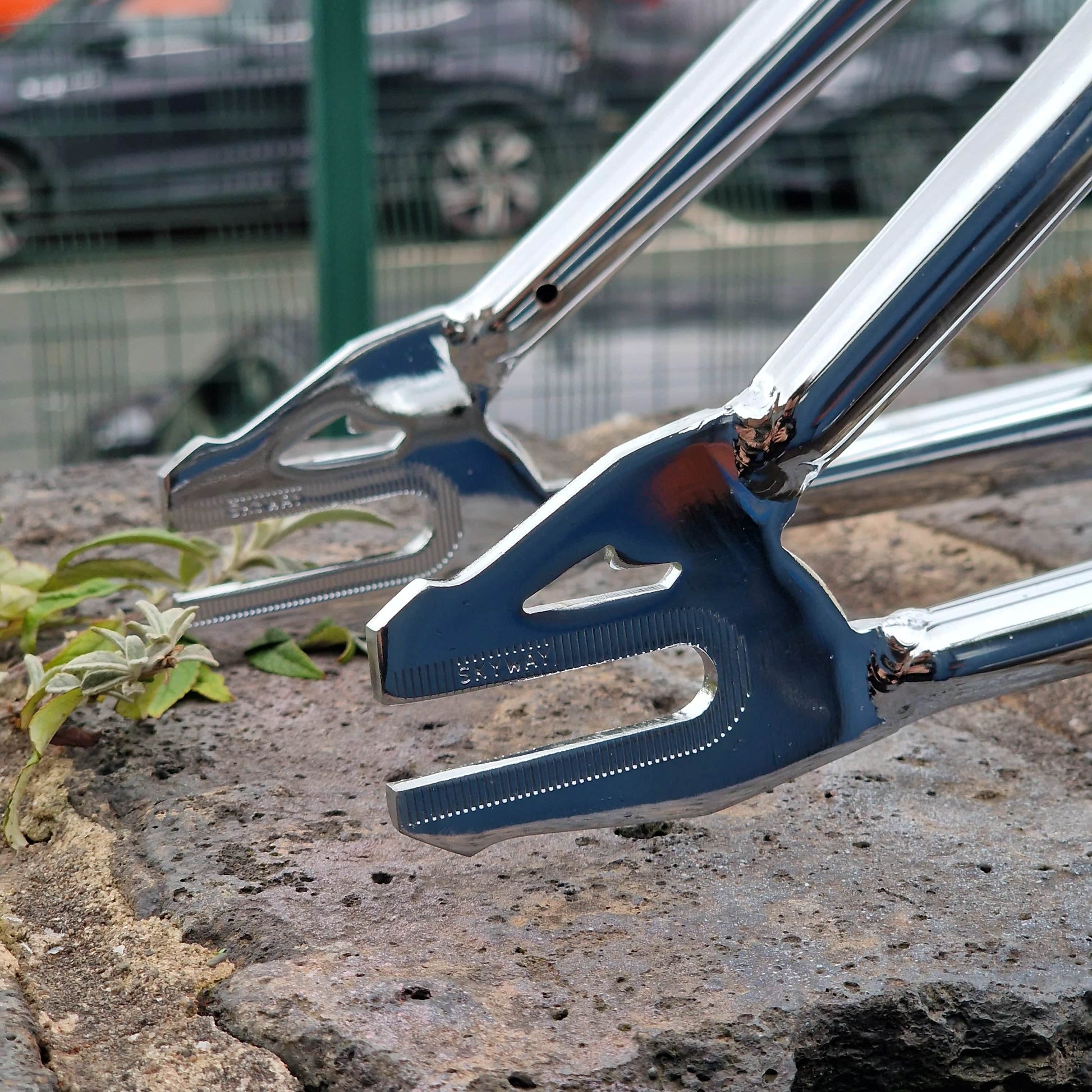 Skyway BMX Parts Skyway T/A 20 Inch Frame / Fork Bar Kit Chrome