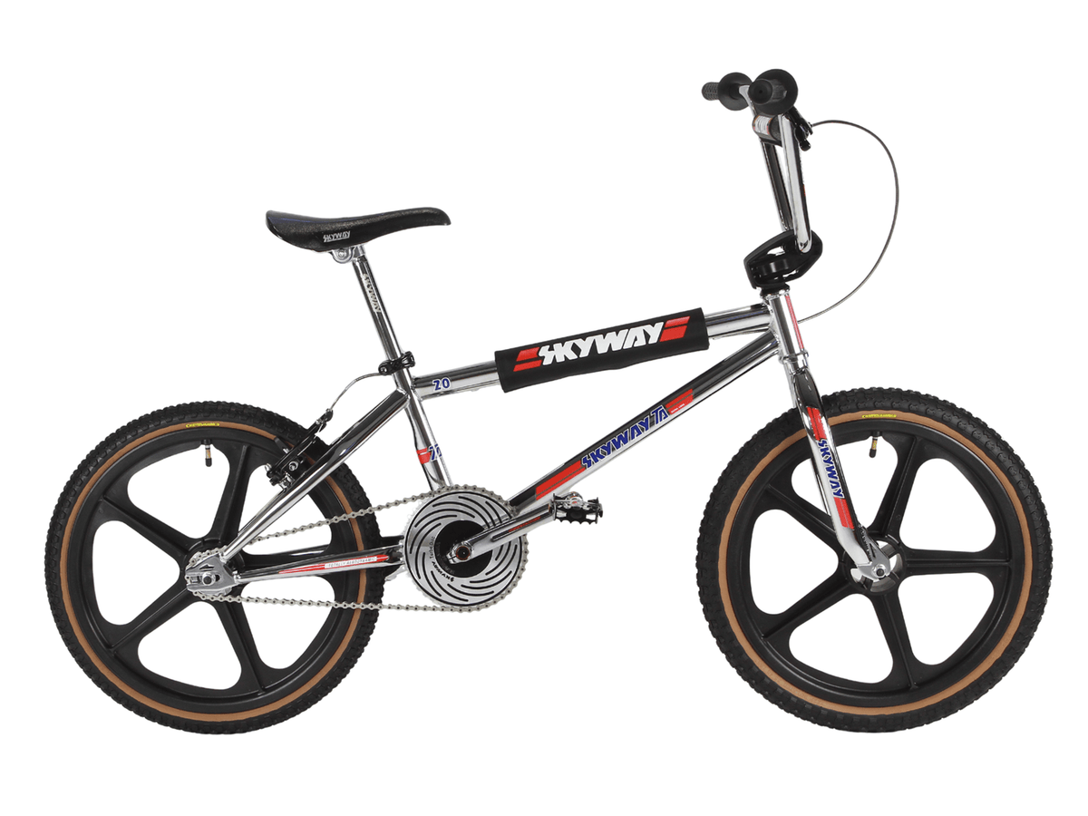 Skyway Old School BMX Bikes Chrome / Black Skyway T/A 2026 Replica Bike Chrome / Black
