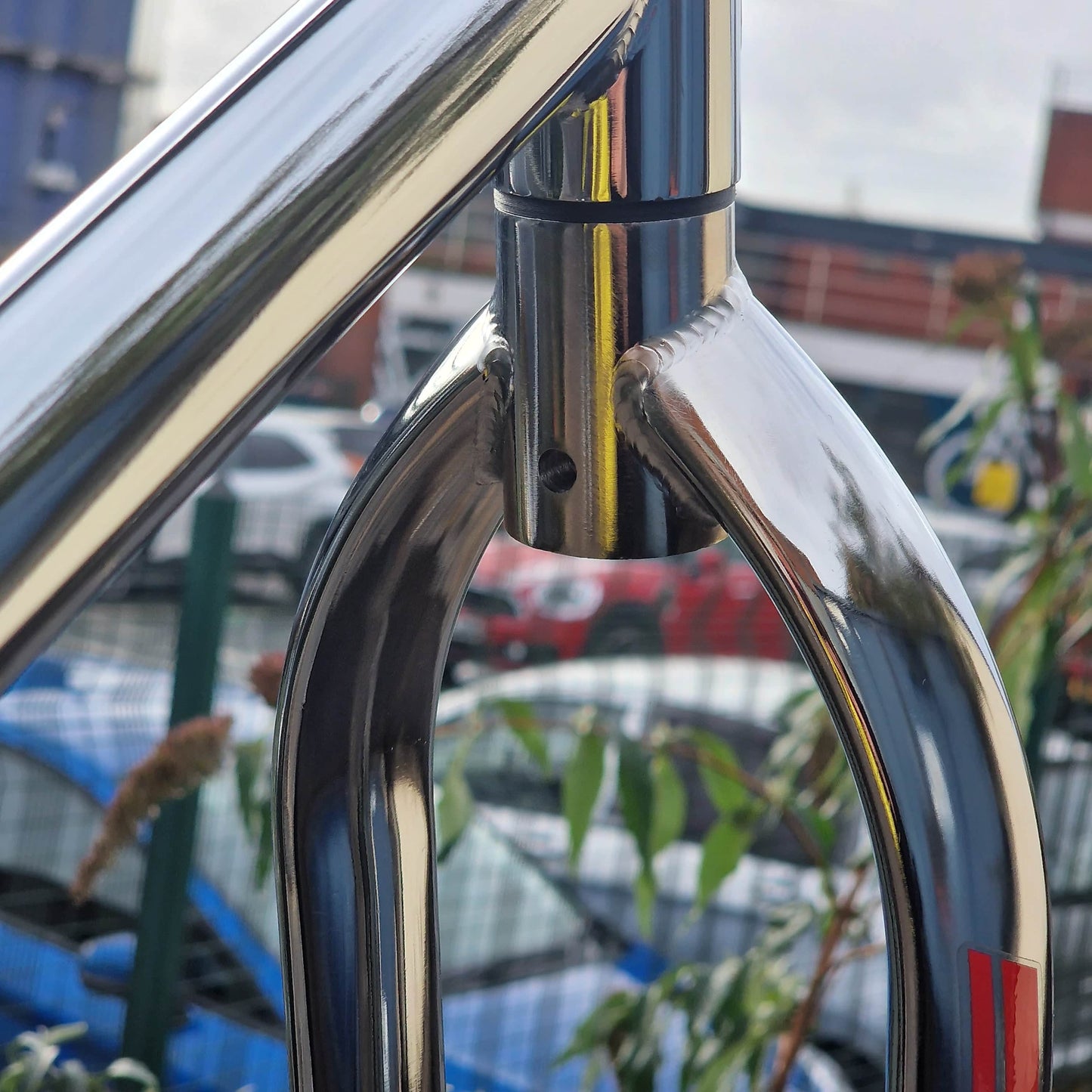 Skyway BMX Parts Skyway T/A 24 Inch Frame / Fork / Bar Kit Chrome