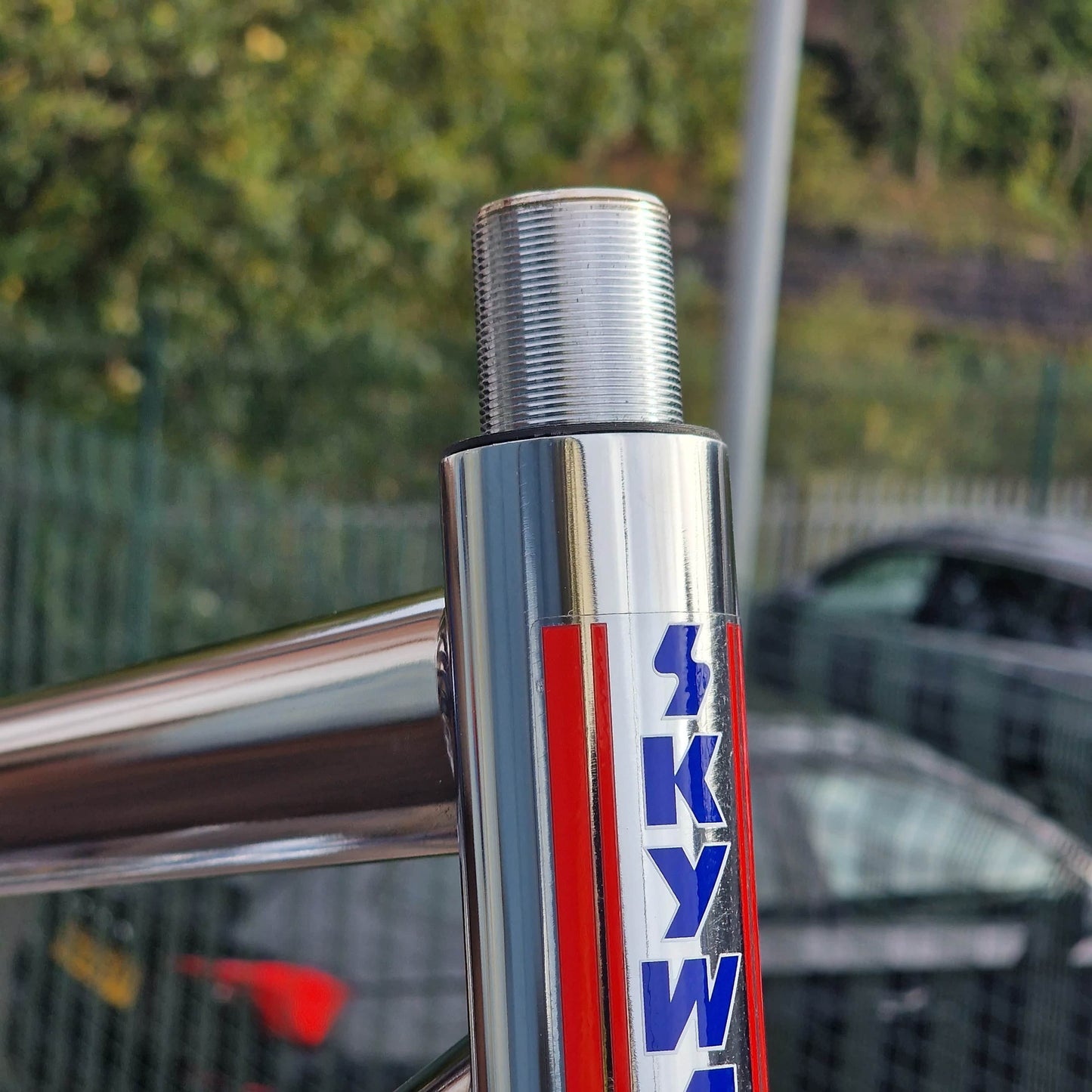 Skyway BMX Parts Skyway T/A 24 Inch Frame / Fork / Bar Kit Chrome