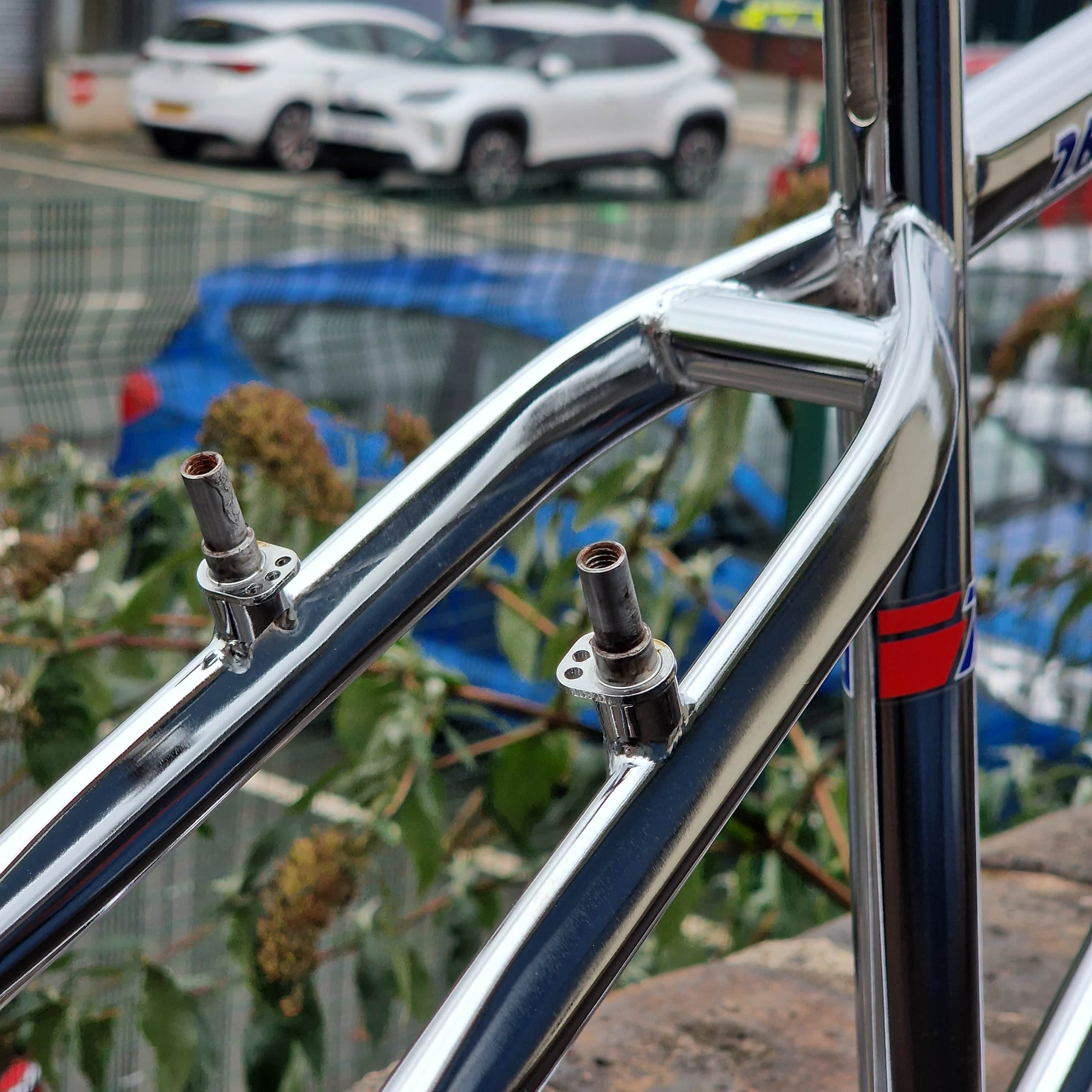 Skyway T/A 26 Inch Old School Frame / Fork / Bar Kit Chrome