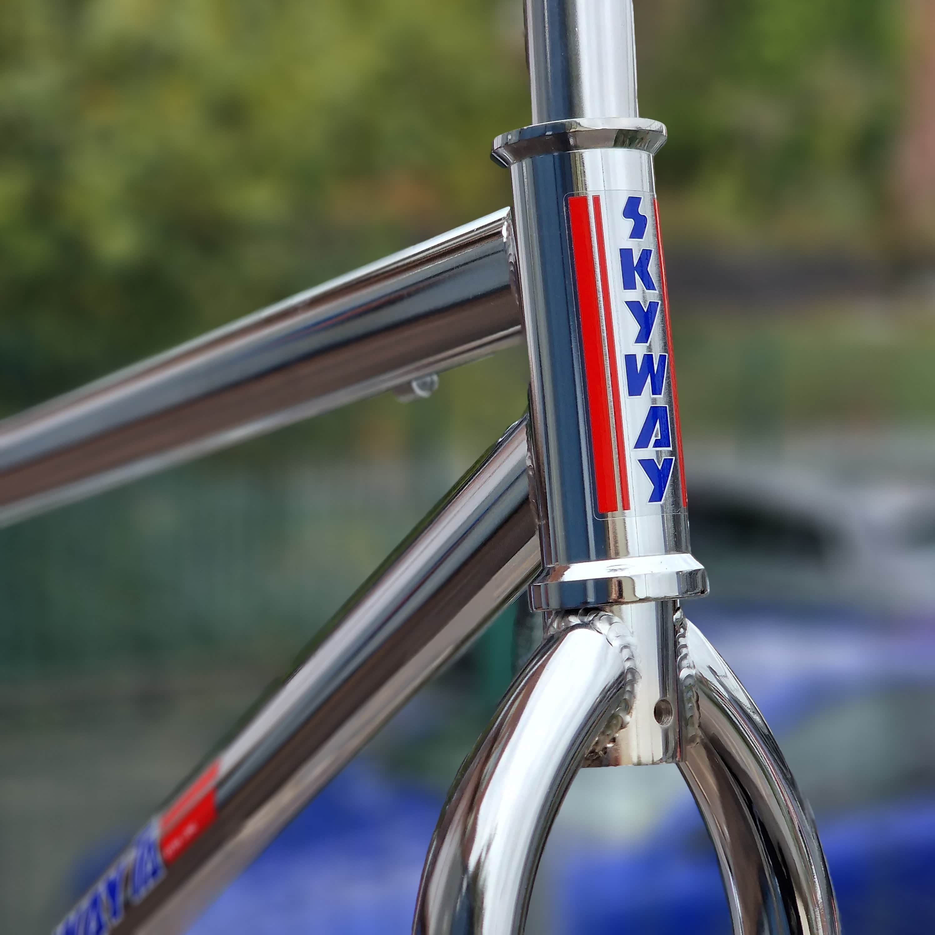 Skyway T/A 26 Inch Old School Frame / Fork / Bar Kit Chrome