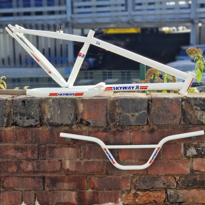 Skyway BMX Parts Skyway T/A 26 Inch Frame / Fork / Bar Kit White