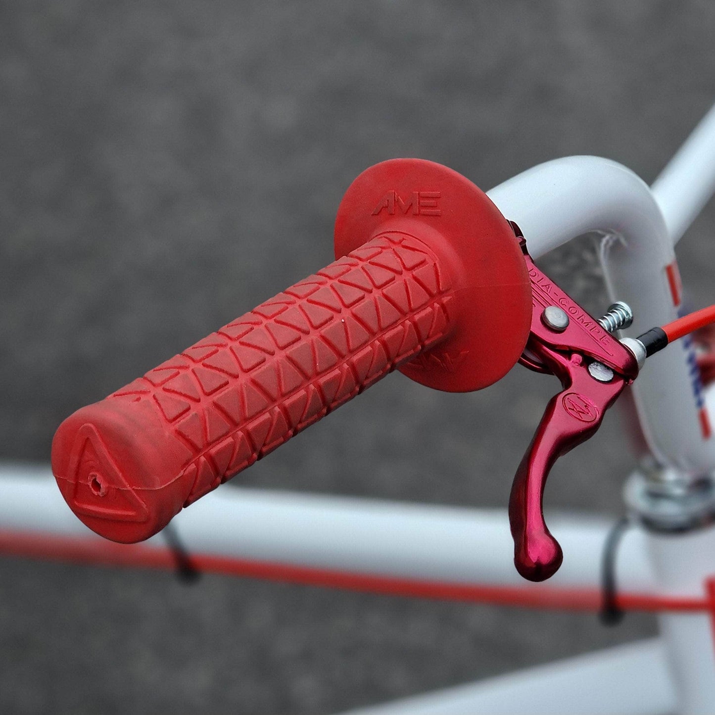 Skyway Old School BMX Bikes White / Red Skyway T/A Custom 24 Inch Bike White / Red