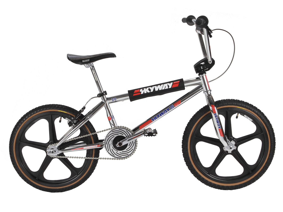 Skyway Old School BMX Bikes Chrome / Black Skyway T/A EX 2026 Replica Bike Chrome / Black