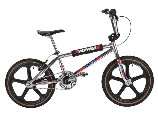 Skyway Old School BMX Bikes Chrome / Black Skyway T/A EX 2026 Replica Bike Chrome / Black