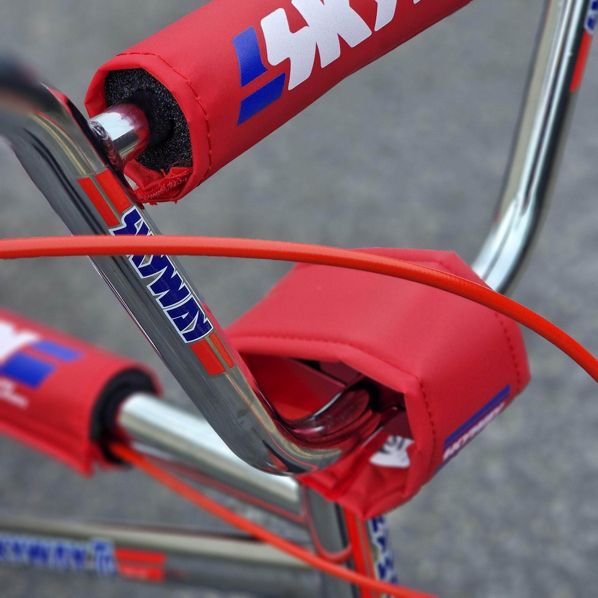 Skyway Old School BMX Bikes Chrome / Red Skyway T/A Pro Replica Bike Chrome / Red