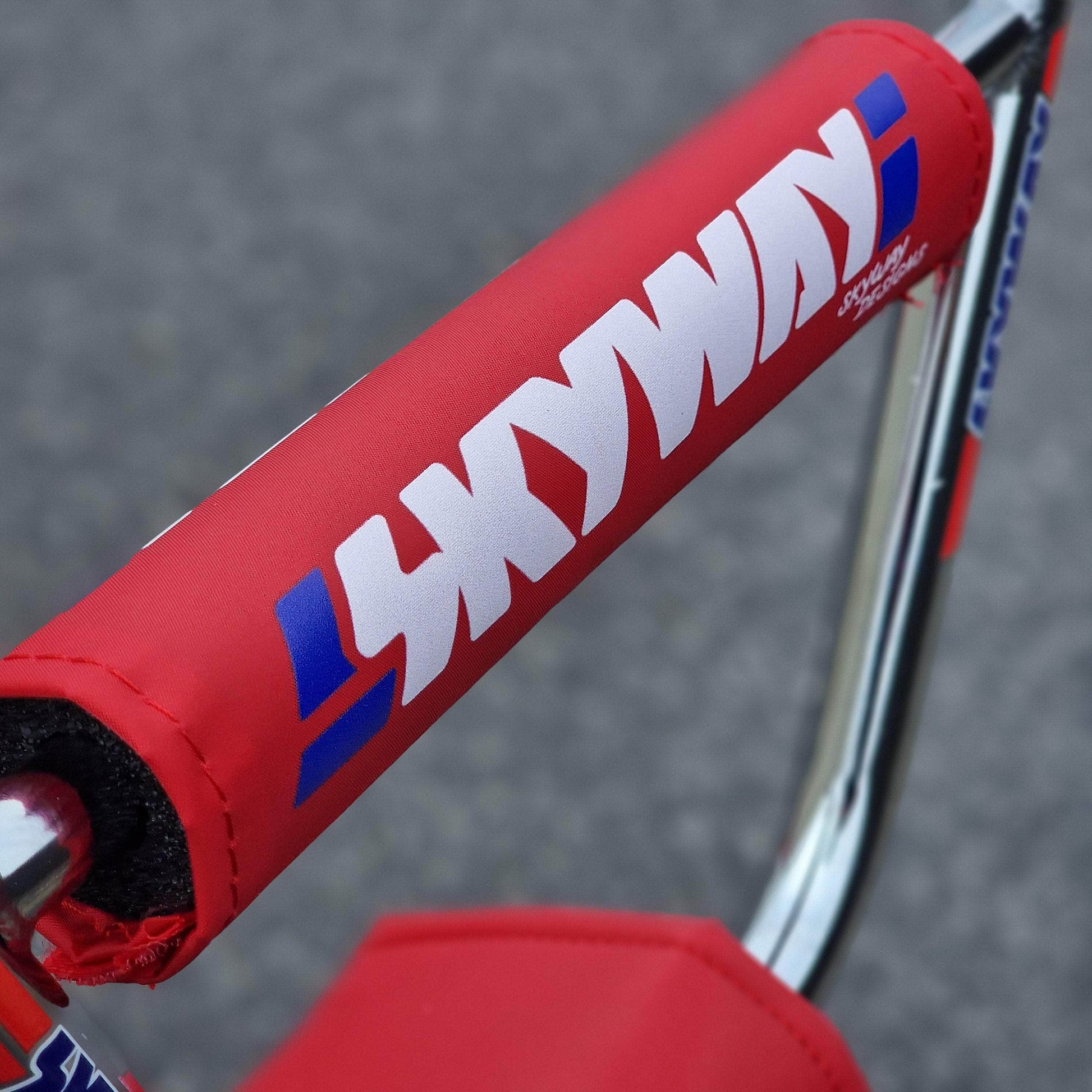 Skyway Old School BMX Bikes Chrome / Red Skyway T/A Pro Replica Bike Chrome / Red