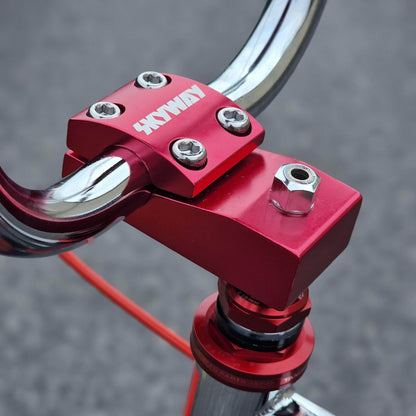 Skyway Old School BMX Bikes Chrome / Red Skyway T/A Pro Replica Bike Chrome / Red