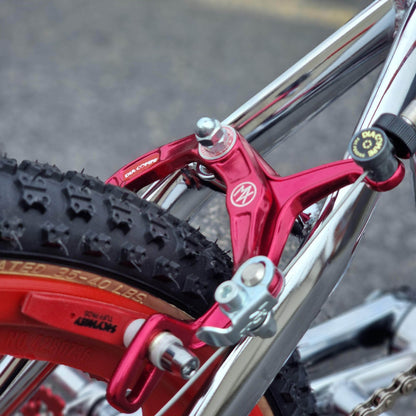 Skyway Old School BMX Bikes Chrome / Red Skyway T/A Pro Replica Bike Chrome / Red