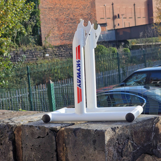 Skyway BMX Parts White Skyway T/A Stoltz Bike Stand