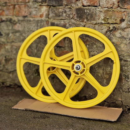Skyway Old School BMX Skyway Tuff II Mag BMX Wheels 20 Inch Pair Front and Rear