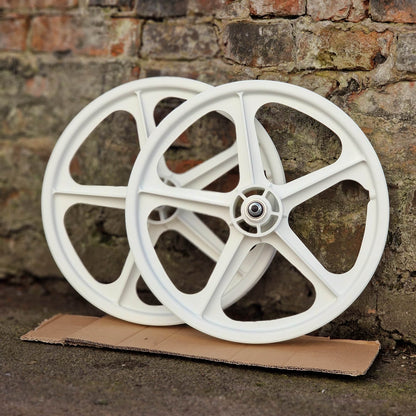 Skyway Old School BMX Skyway Tuff II Mag BMX Wheels 20 Inch Pair Front and Rear