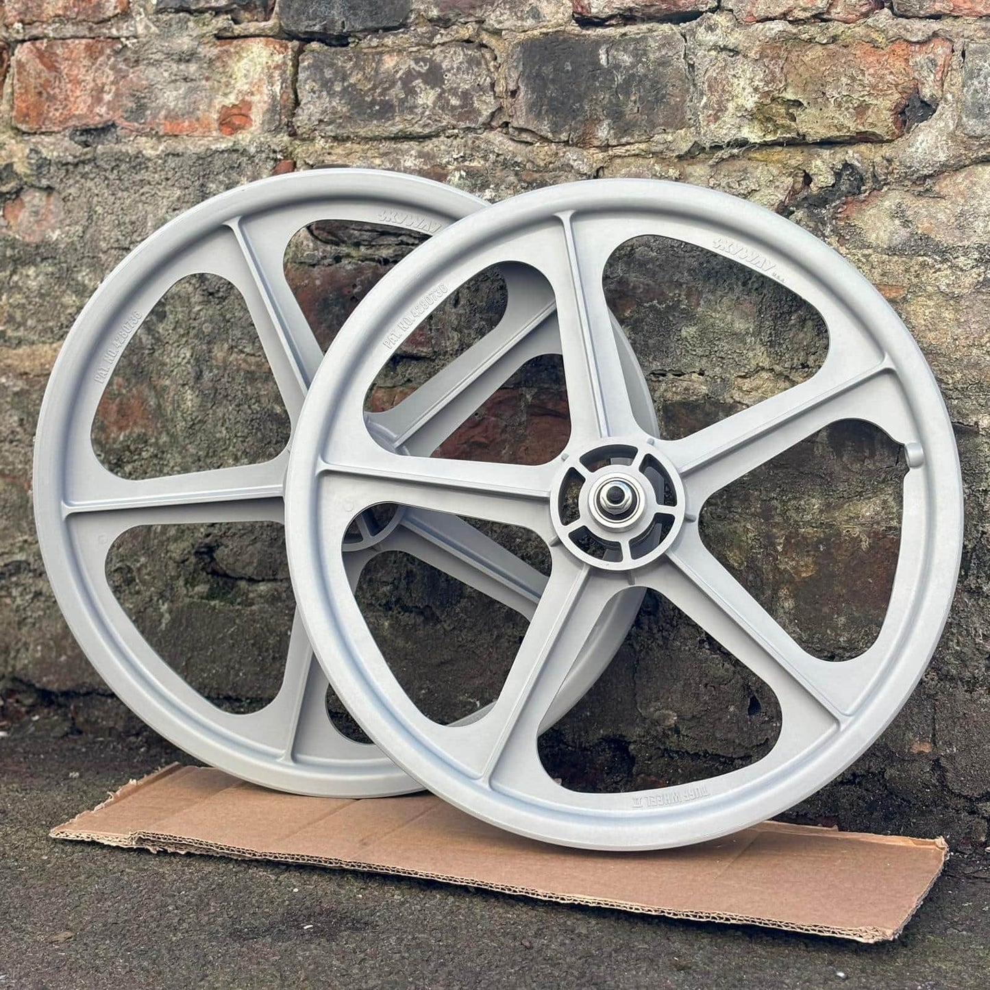 Skyway Old School BMX Skyway Tuff II Mag BMX Wheels 20 Inch Pair Front and Rear