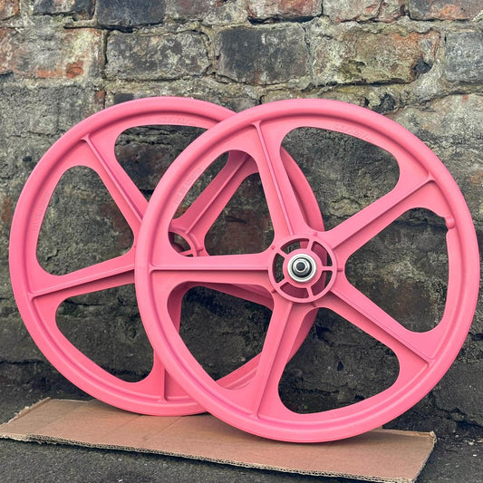 Skyway Old School BMX Skyway Tuff II Mag BMX Wheels 20 Inch Pair Front and Rear