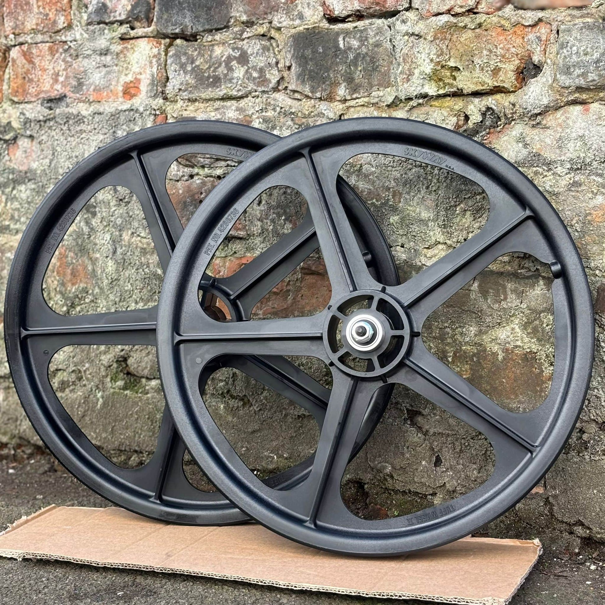 Skyway Old School BMX Skyway Tuff II Mag BMX Wheels 20 Inch Pair Front and Rear