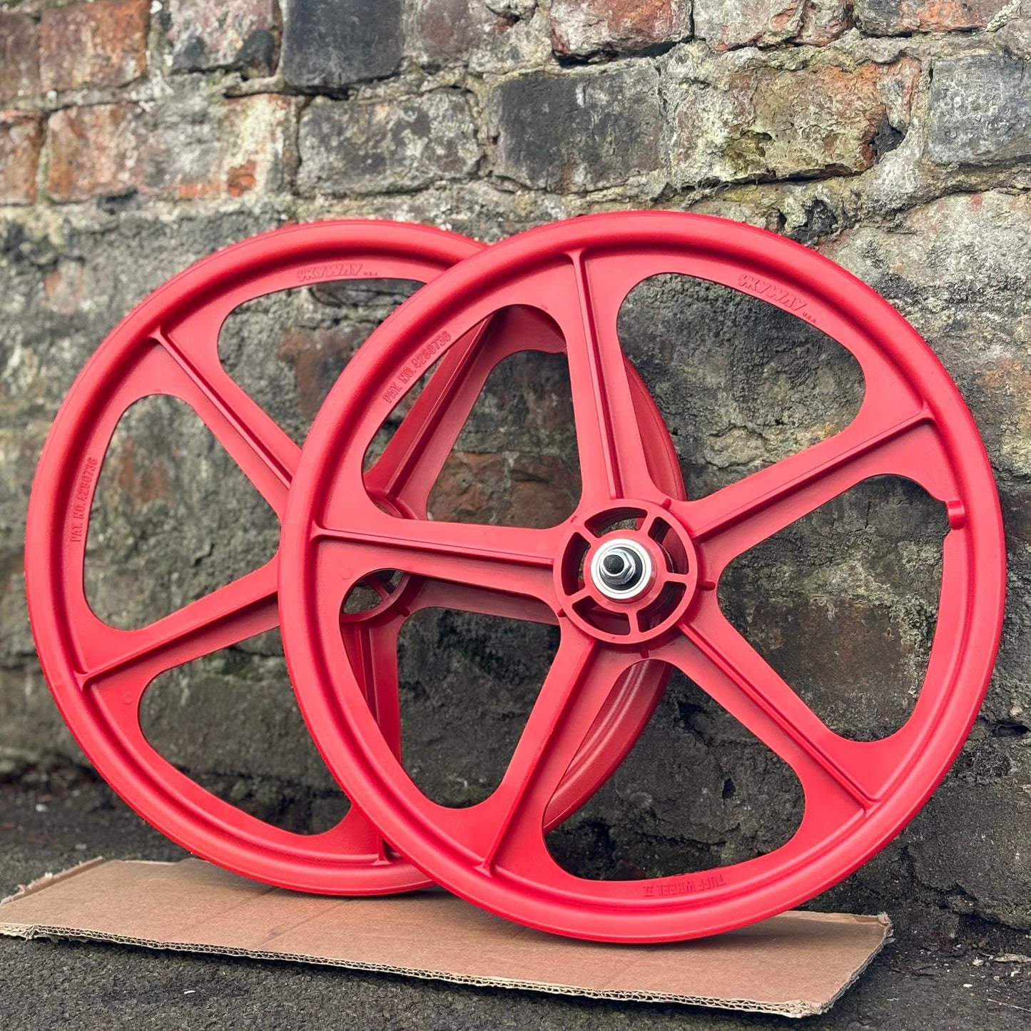 Skyway Old School BMX Skyway Tuff II Mag BMX Wheels 20 Inch Pair Front and Rear