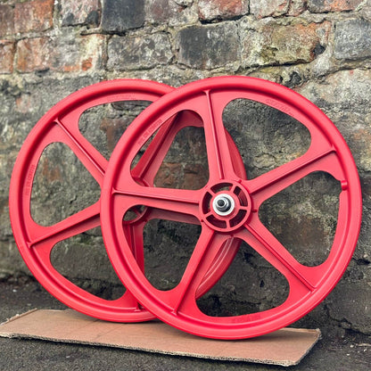 Skyway Old School BMX Skyway Tuff II Mag BMX Wheels 20 Inch Pair Front and Rear