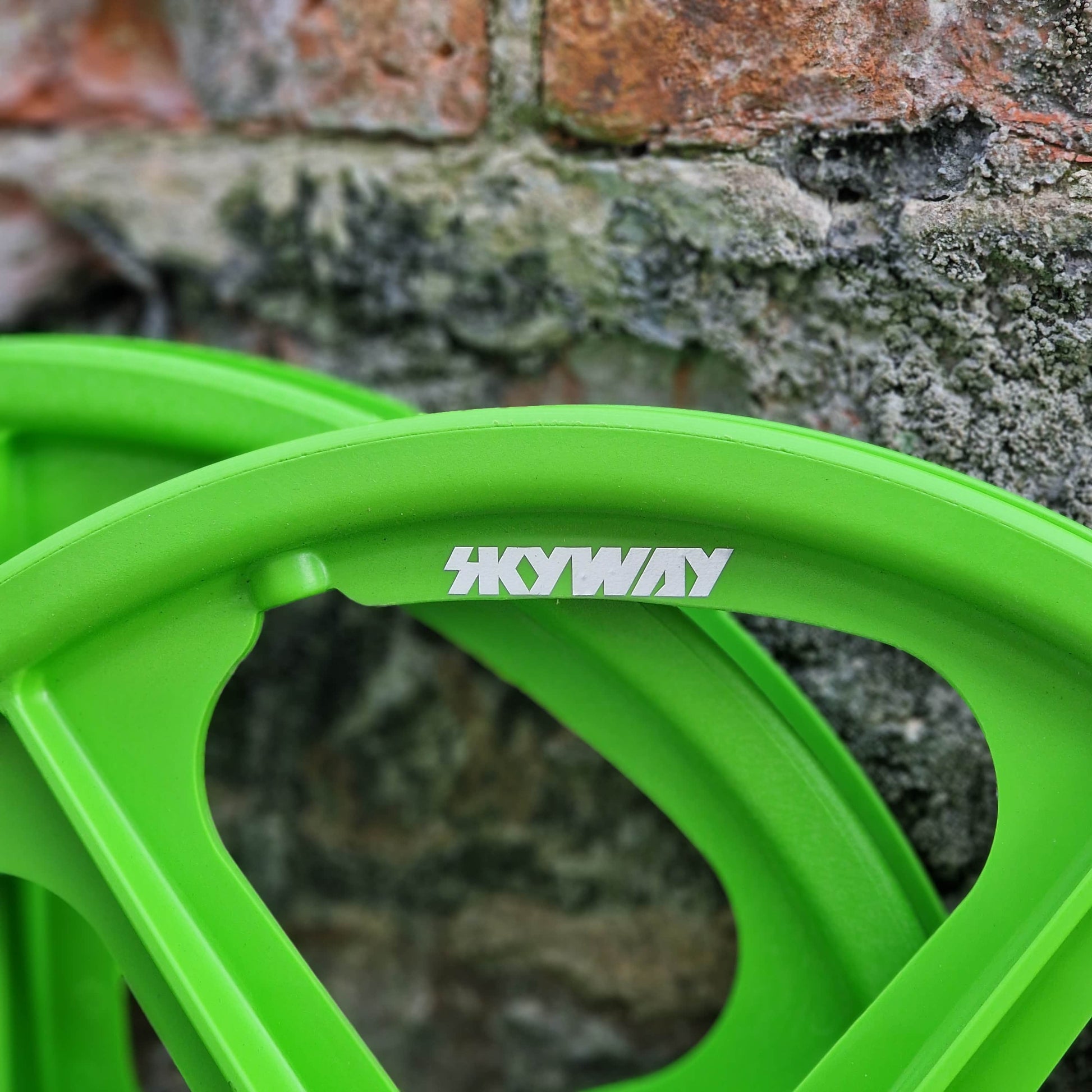 Skyway Old School BMX Skyway Tuff II Mag Silver Alloy Flange Wheels 20 Inch Pair Front and Rear