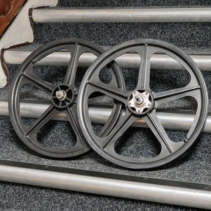 Skyway Old School BMX Skyway Tuff II Wheels Black Used Survivor