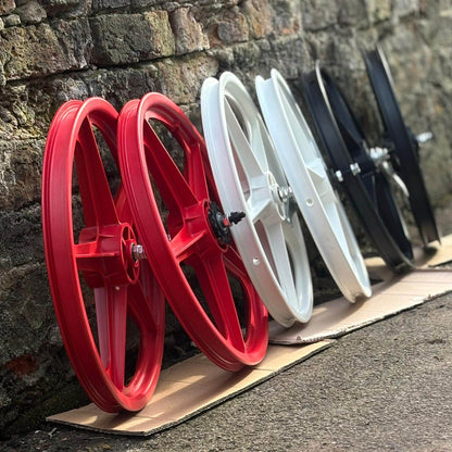 Skyway Old School BMX Skyway Tuff Mag Coaster Brake Wheels 20 Inch Pair