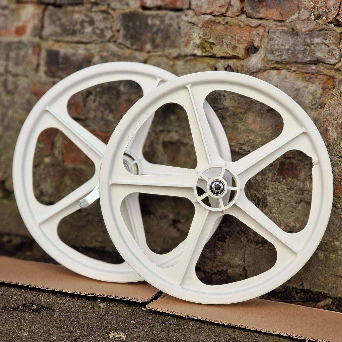 Skyway Old School BMX Skyway Tuff Mag Coaster Brake Wheels 20 Inch Pair