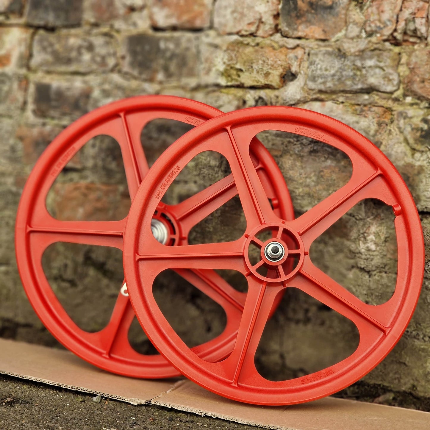 Skyway Old School BMX Skyway Tuff Mag Coaster Brake Wheels 20 Inch Pair