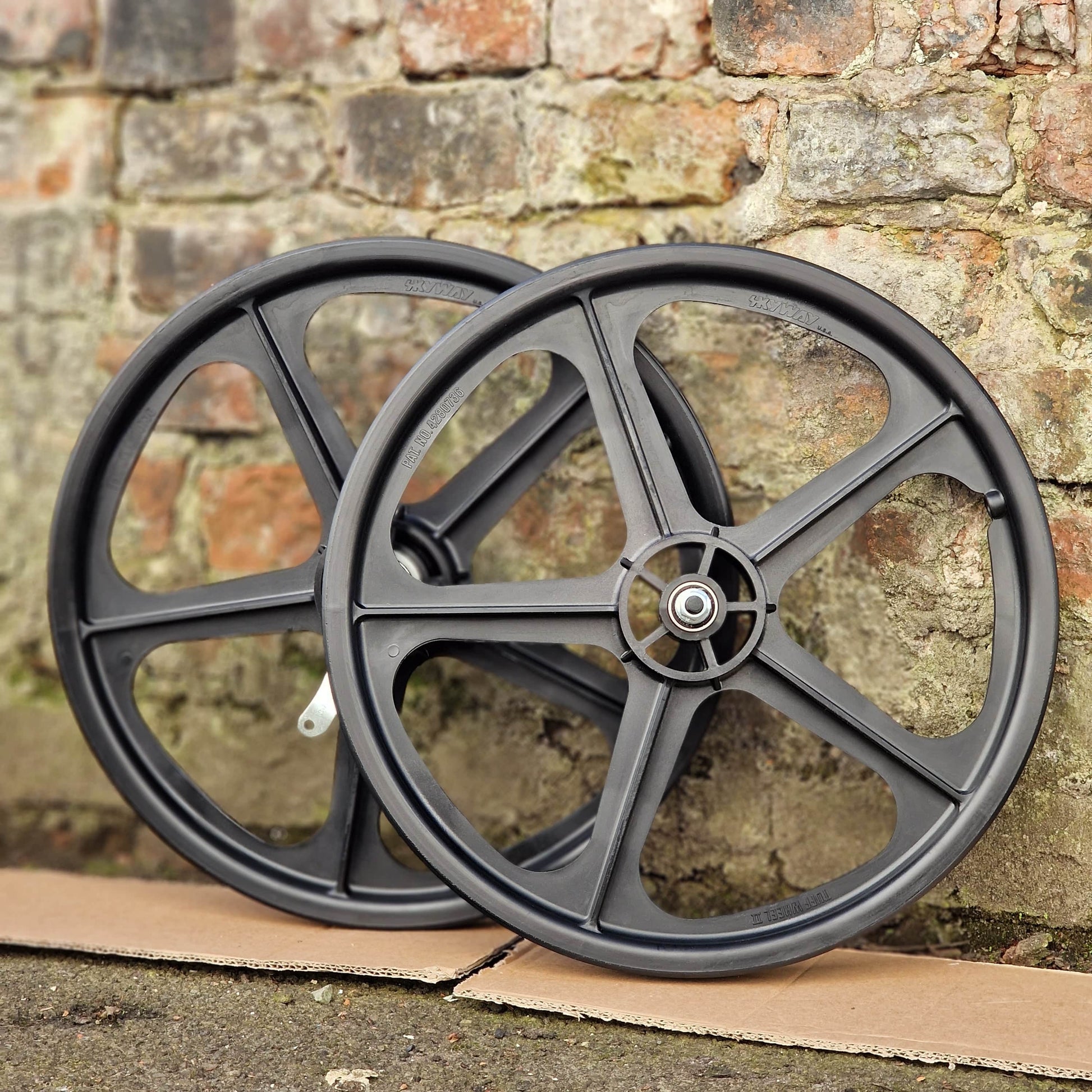 Skyway Old School BMX Skyway Tuff Mag Coaster Brake Wheels 20 Inch Pair