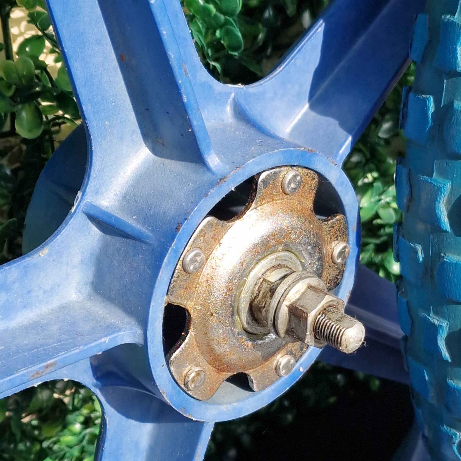Alans BMX Skyways wheels unsealed with kenda tyres