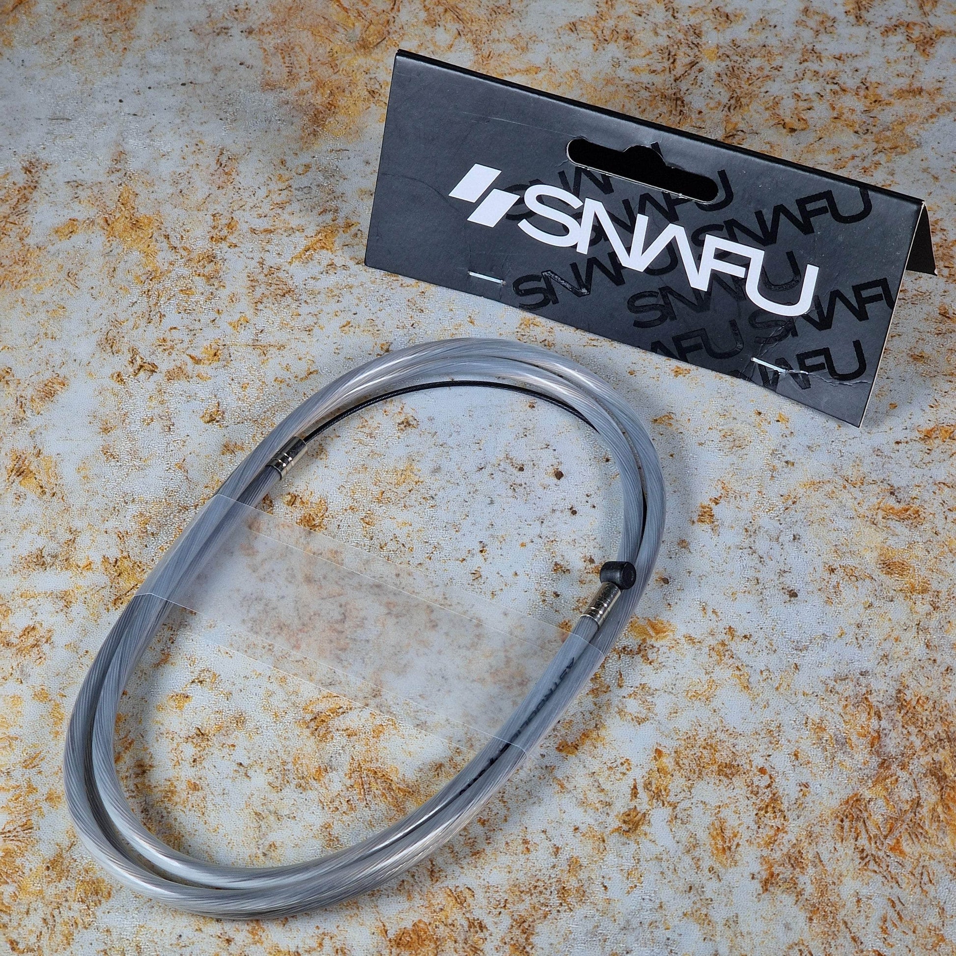 Snafu BMX Parts Clear Snafu Astroglide Straight Linear Brake Cable