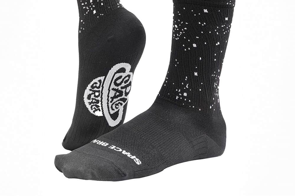SPACE BRACE Clothing & Shoes Space Brace Compression Socks Black