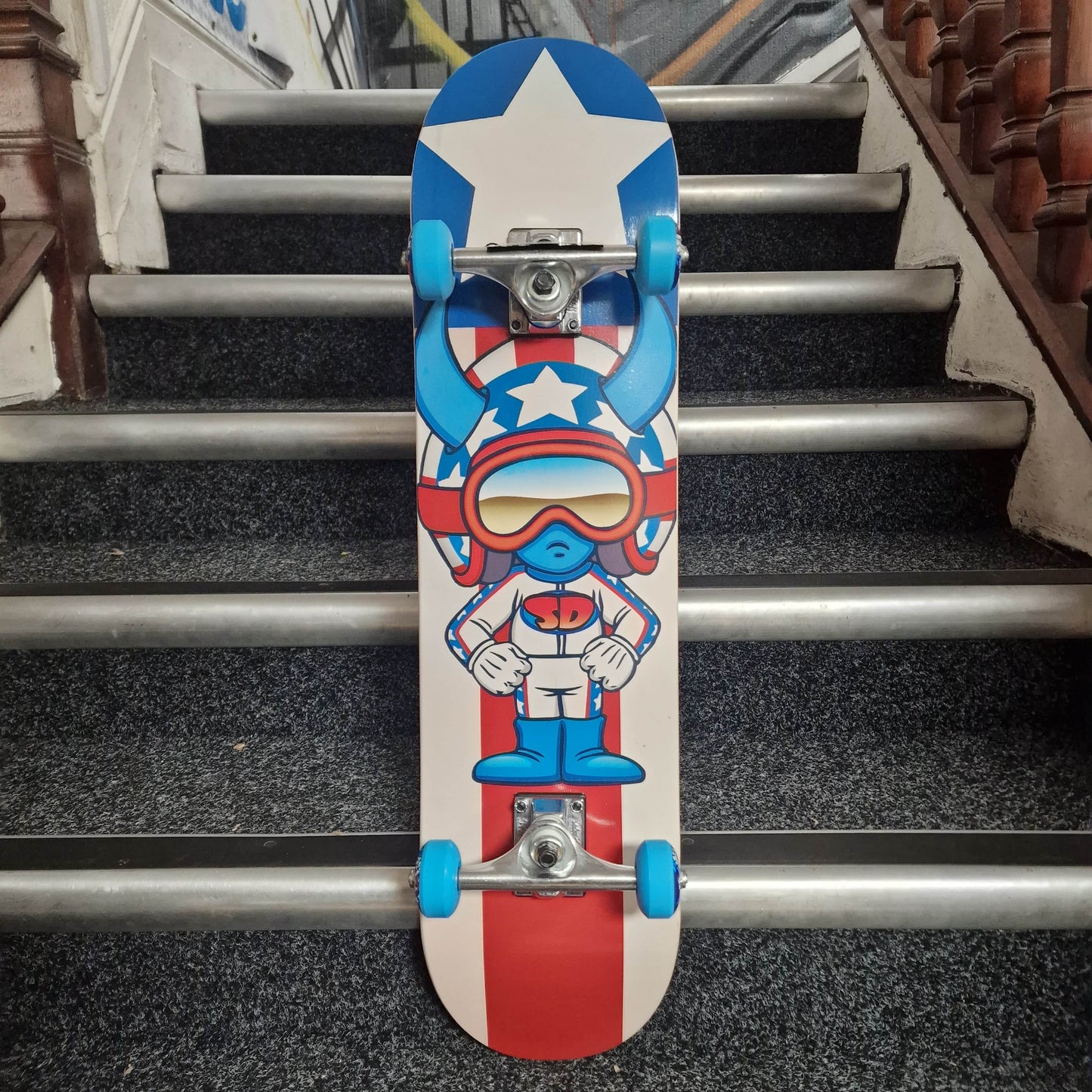 Speed Demons Skateboards 7.75 Speed Demons Stars 7.75" Complete Skateboard