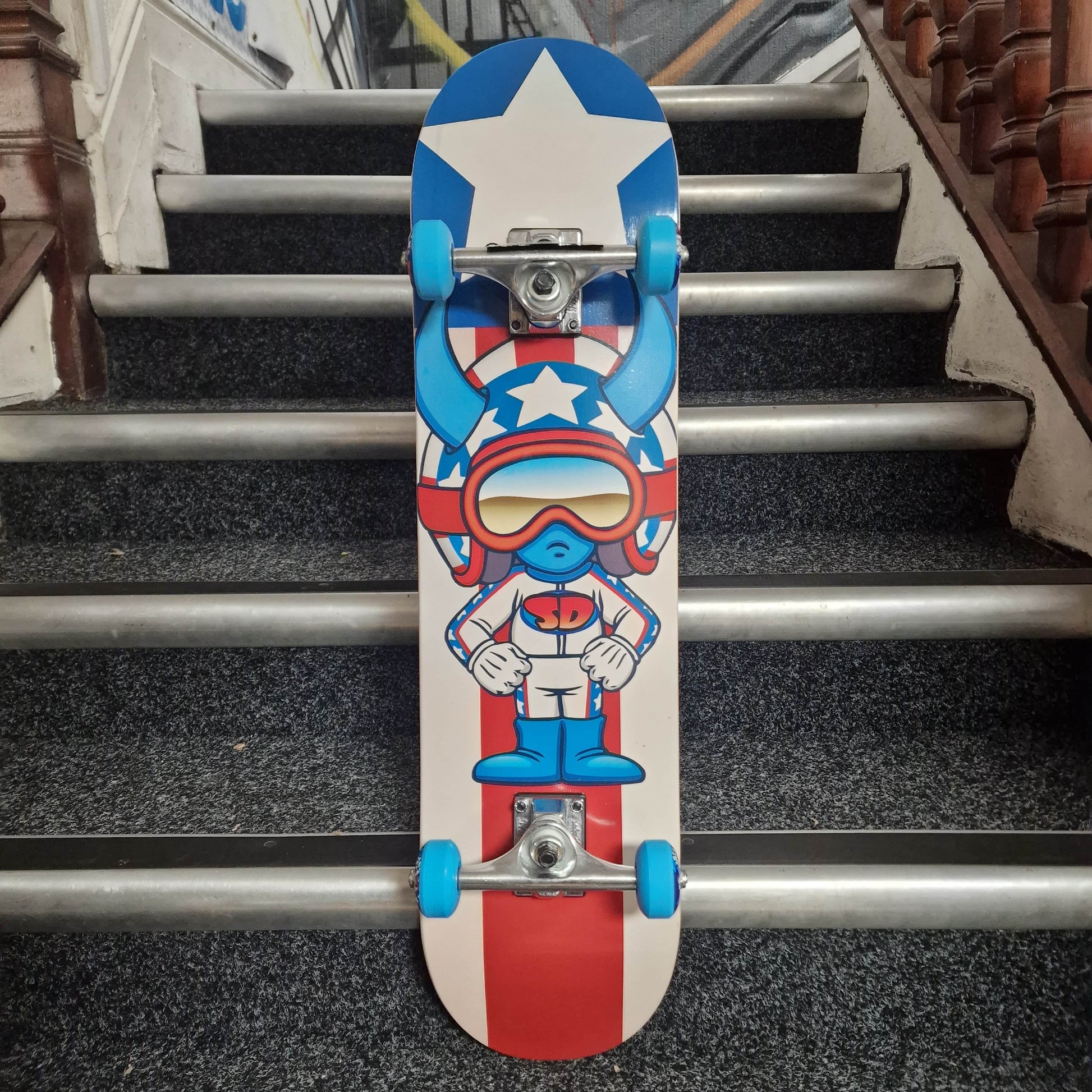 Speed Demons Skateboards 7.75 Speed Demons Stars 7.75" Complete Skateboard