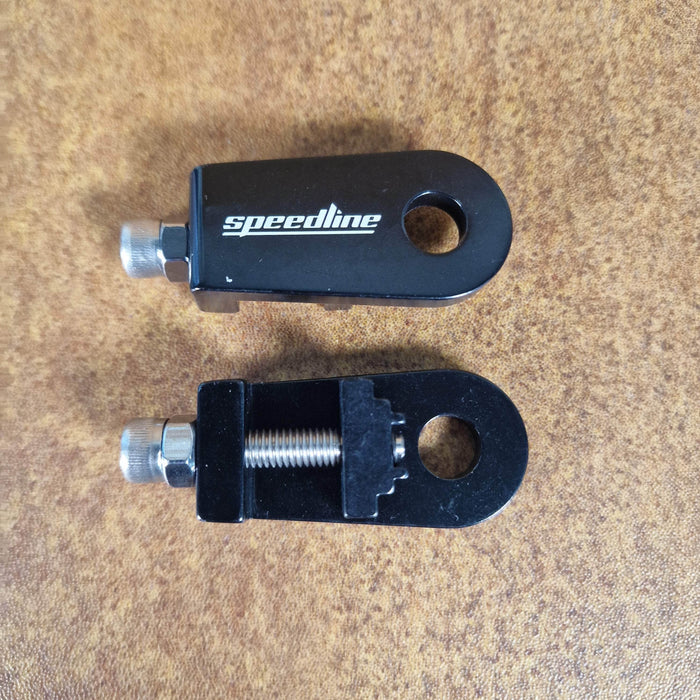 Speedline BMX Racing Black Speedline CNC Alloy 3/8" (10mm) Chain Tensioners