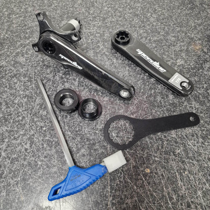 Speedline Speedline Elite Carbon Fiber Hollow BMX Race Cranks